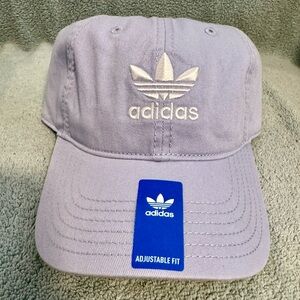 Men’s Adidas Originals Relaxed Strap back Purple Adjustable Fit Hat. OSFA. NWT